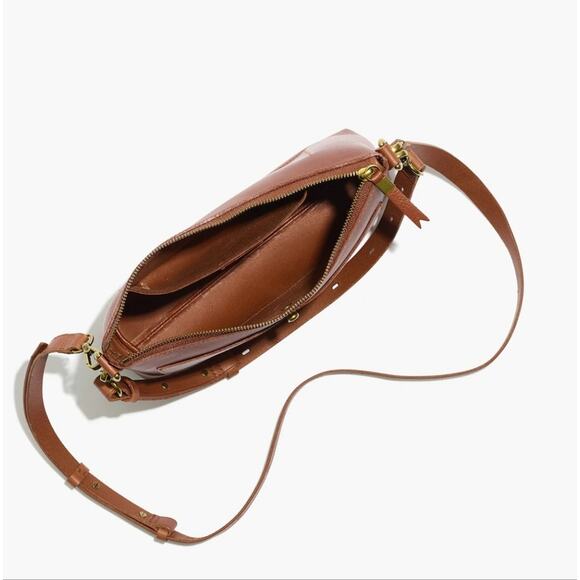 NEW Madewell Transport Crossbody Shoulder Bag English Saddle - Picture 3 of 16